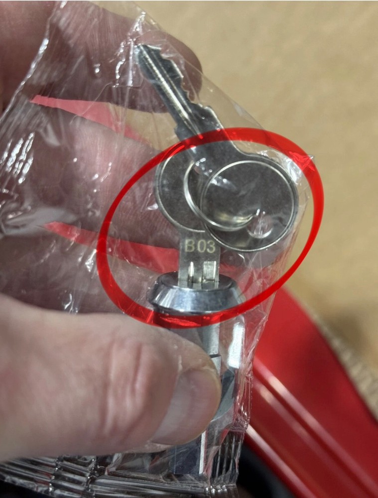 Husky Tool Chest Tool Box Replacement Lock Cylinder Key Set B01 B02 B03 B04 B05