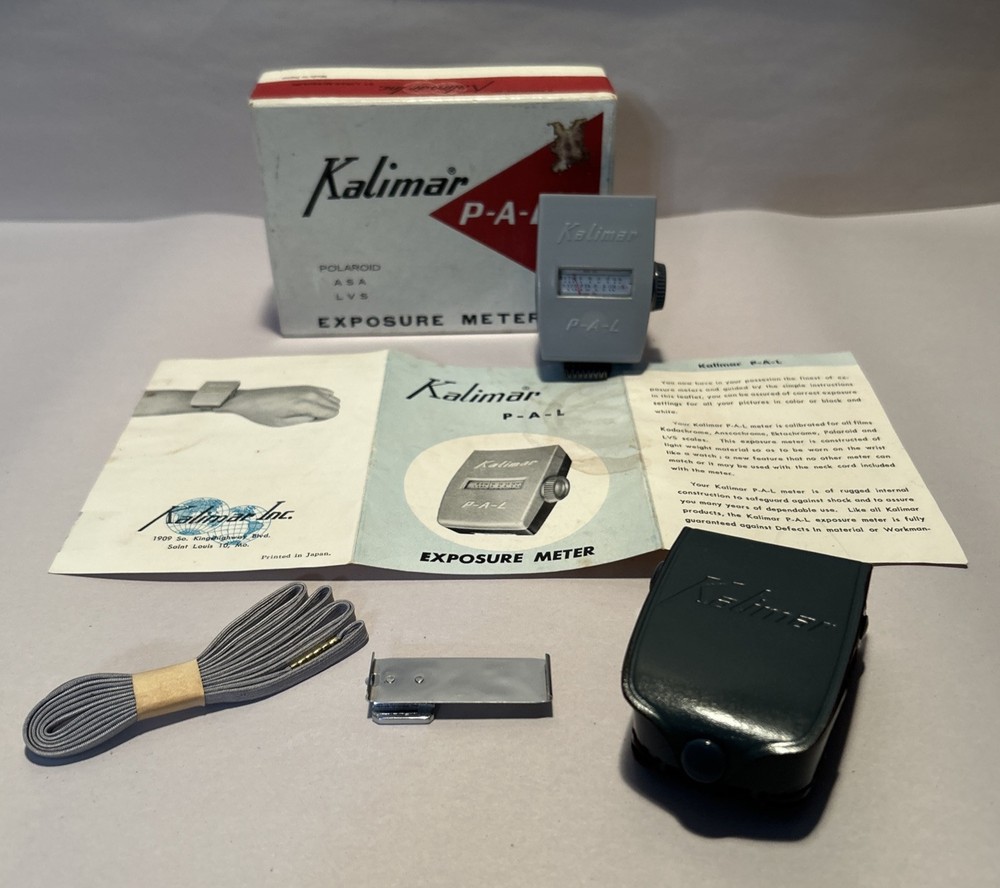 Kalimar P-A-L EXPOSURE METER WITH INSTRUCTIONS IN BOX
