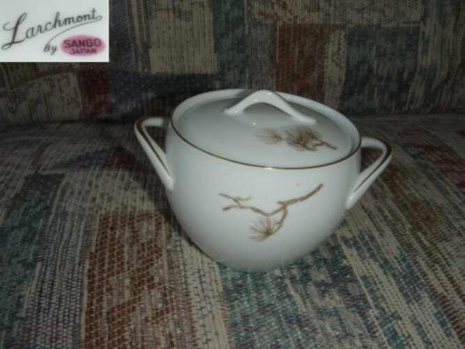 Sango Larchmont Sugar Dish ( Bowl ) with Lid