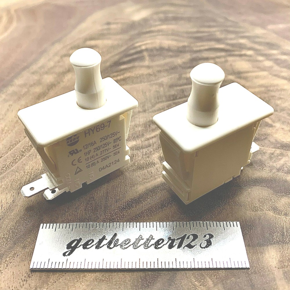 2pcs KEDU HY69-7 button Push-pull emergency stop switch For electrical tools