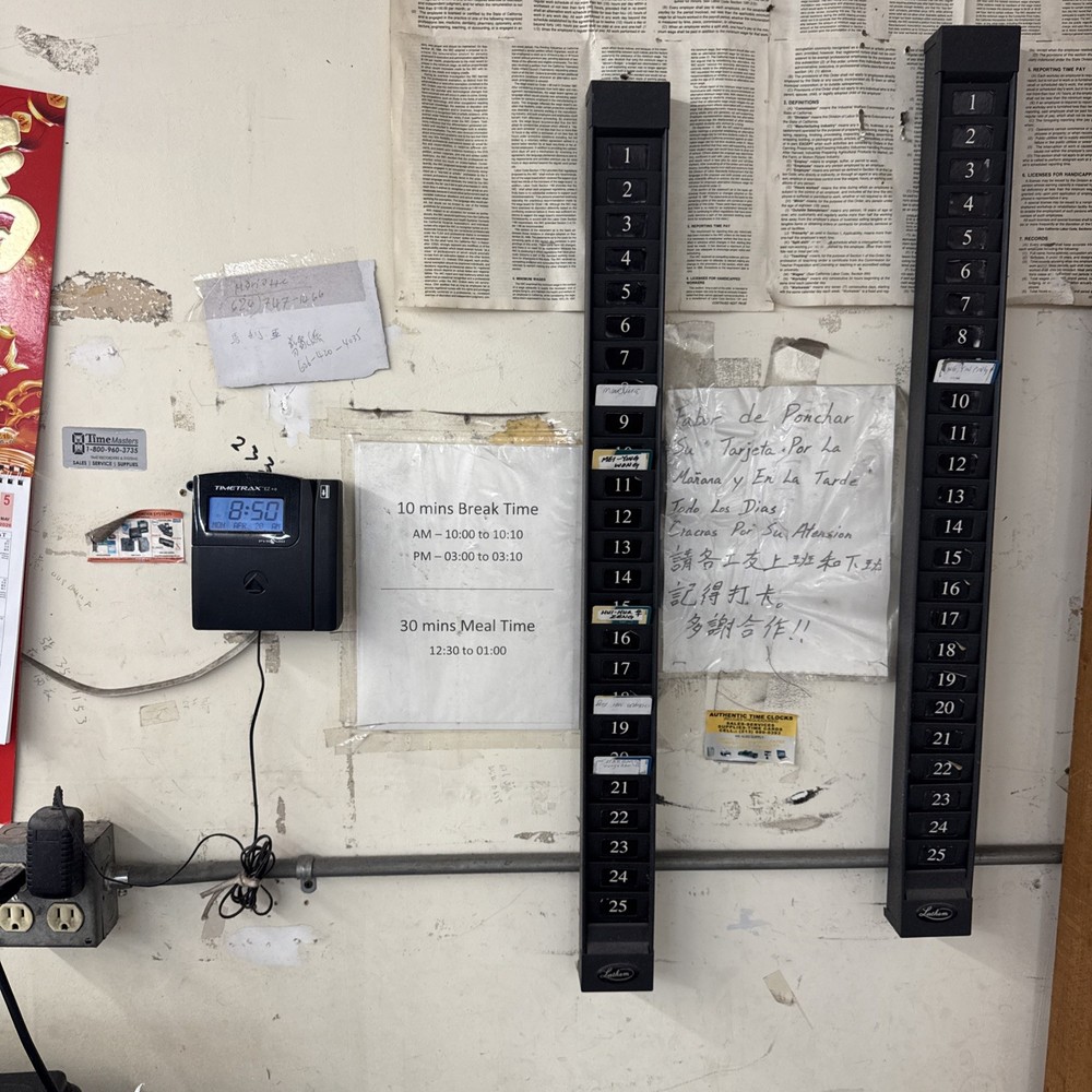 Pyramid TimeTrax EZ Time Clock w/ Power Adapter – JB421