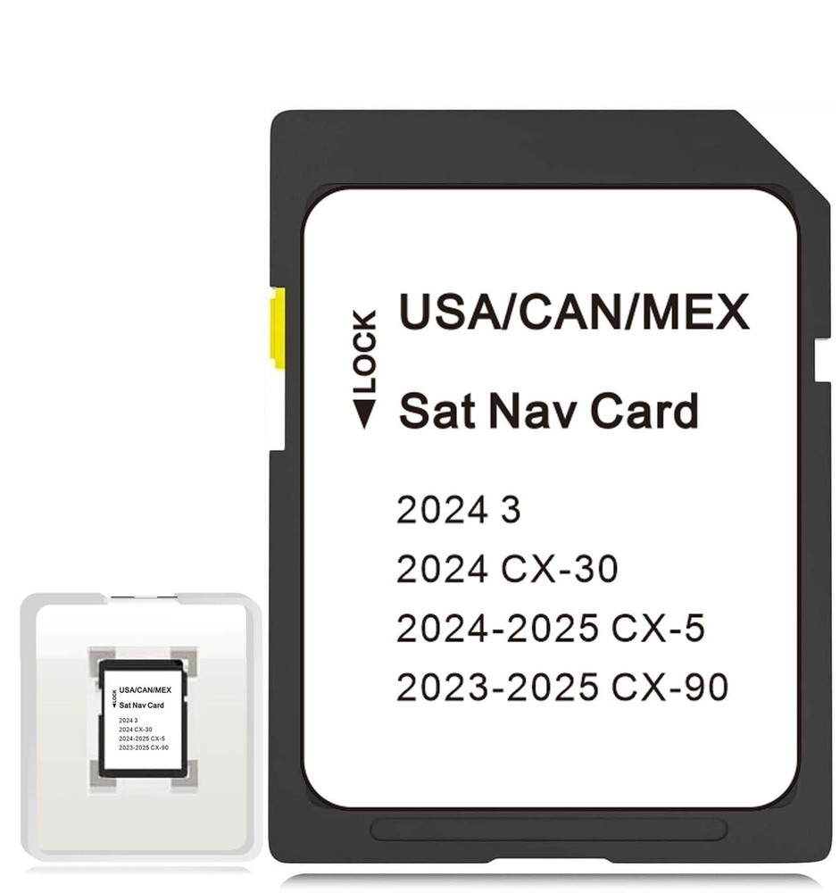 CX-5 Latest Navigation SD Card Map Update, KMV666EZ1B Black