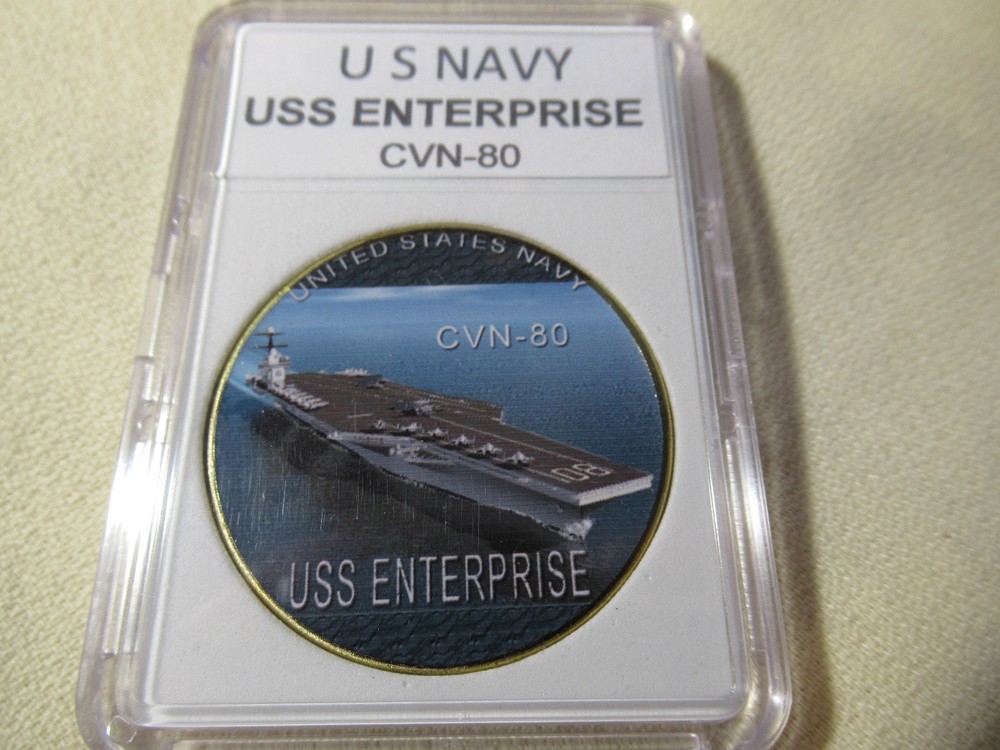 US NAVY - USS ENTERPRISE (CVN-80) Challenge Coin