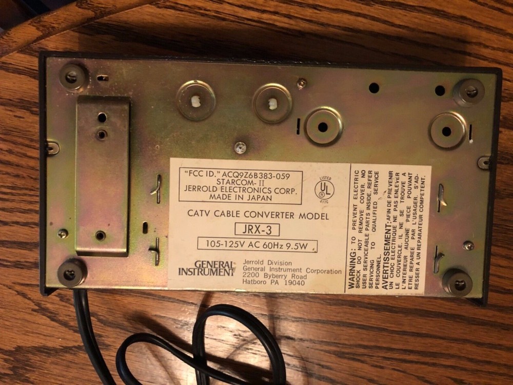 Rare, 2 Vintage Cable TV Boxes