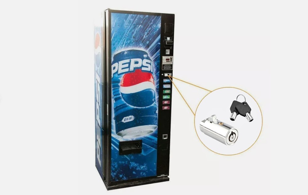 5 Vending machine T handle Plug Lock KEYED ALIKE Dixie Narco Vendo