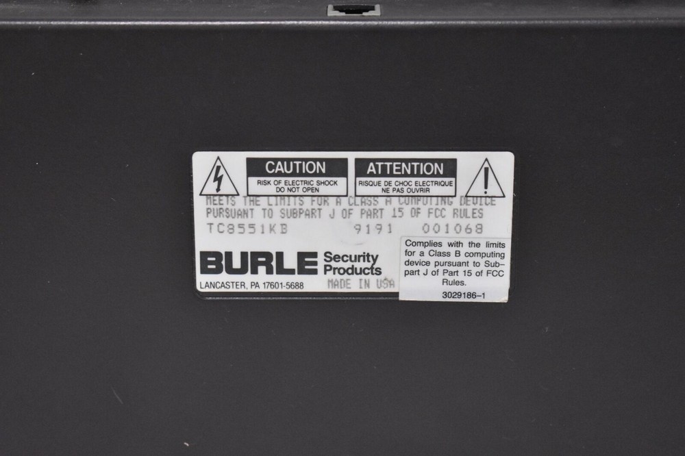 PHILIPS BURLE TC8551KB SECURITY CAMERA CONTROL BOARD MADE IN USA