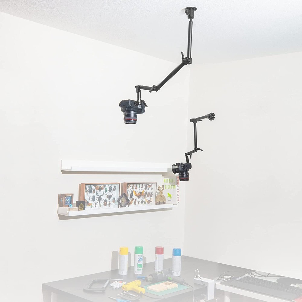 iBOLT Stream-Cast Overhead Ceiling / Wall-Metal Multi-Angle Drill Base Mount