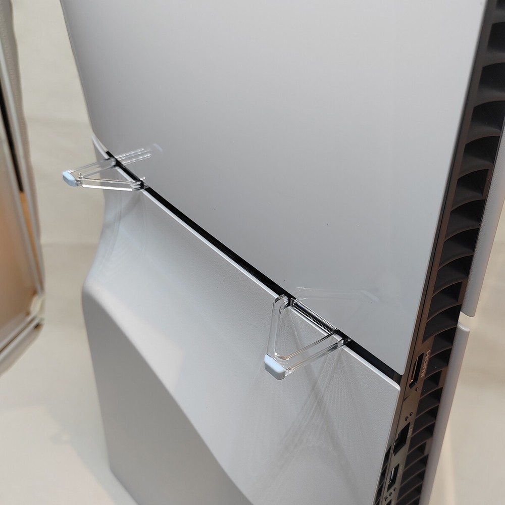 For PS5 Slim Console Horizontal Bracket Clear Mount Stand Support Accessories