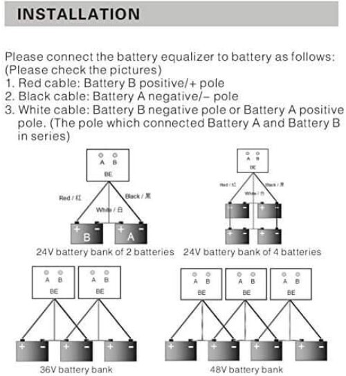 Energy-Efficient 24V Battery Voltage Balancer - Enhances Battery Longevity