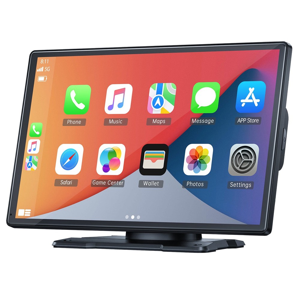 Wireless Apple Carplay Android Auto 9in Touch Screen Car Stereo w/ Backup Camera