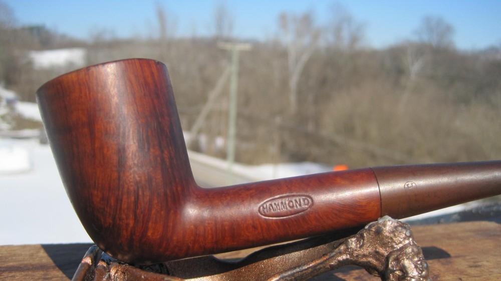 Hammond Imported Briar Selected Grain #1 Smooth Dublin Pipe 6.1/4" L