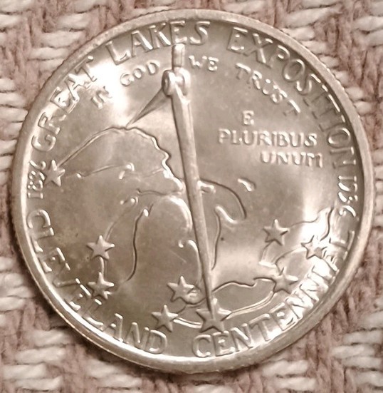 1936 Cleveland Commemorative Silver Half Dollar BU