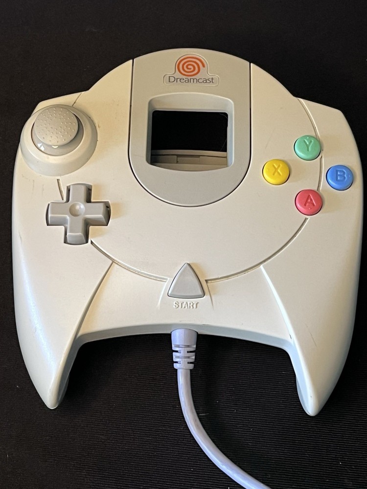 SEGA Dreamcast Controller HKT-7700 White TESTED WORKING