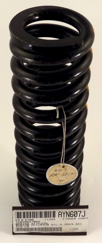 Fisher Controls Helical Compression Actuator Spring 1E826627082, New Old Stock
