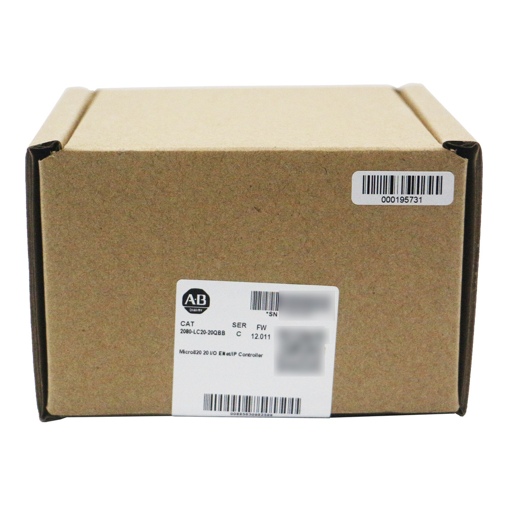 New Allen-Bradley 2080-LC20-20QBB Micro820 20 I/O ENet/IP Controller