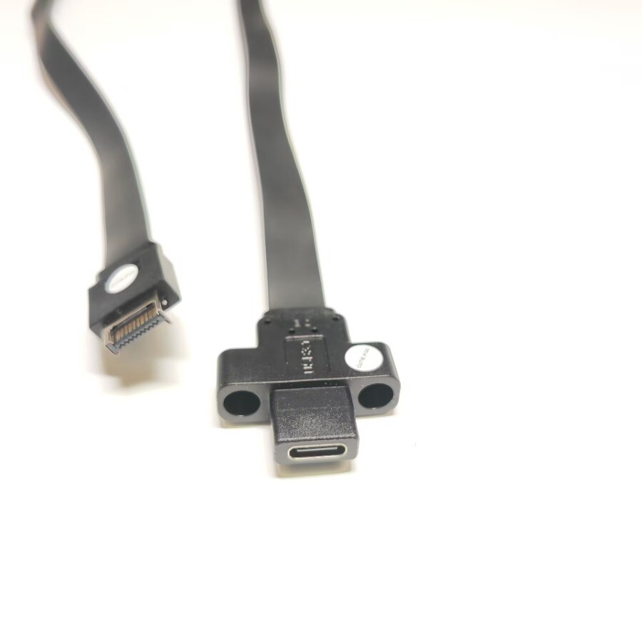 10Gbps USB C 3.1 Type-E to Type-C Host Case Front Panel Screw Motherboard Cable