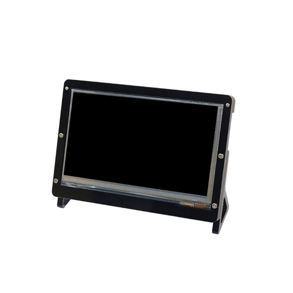 7" LCD Screen Acrylic Front & Back Shell Protective Cover For Raspberry pi