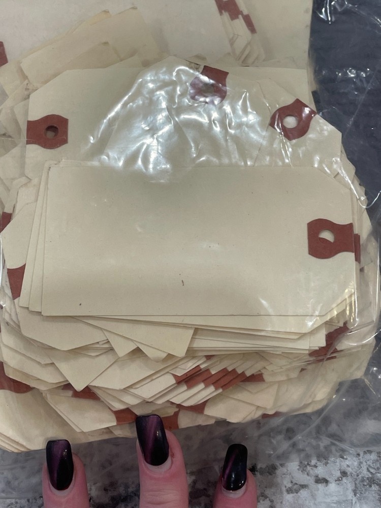 Manila Shipping Tags Lot, 75+