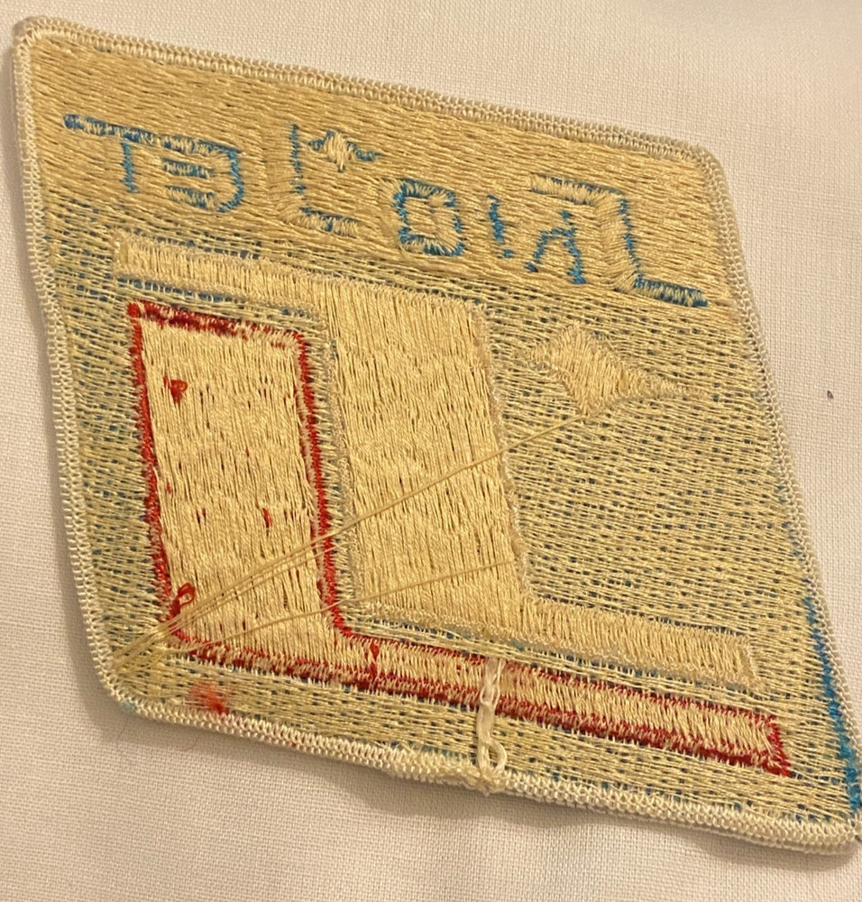 Vintage SNO-JET SNOWMOBILE Embroidered Sew on Patch