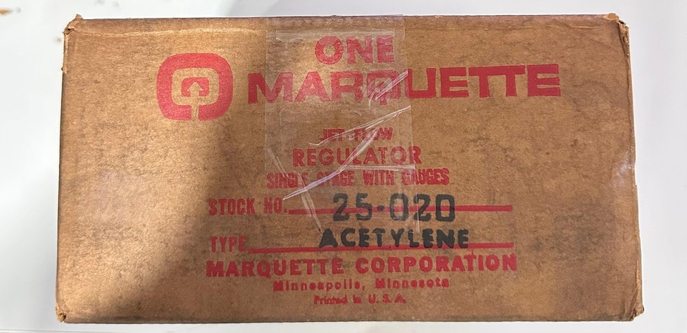 Marquette Acetylene Compressed Gas Regulator Model: 25-020