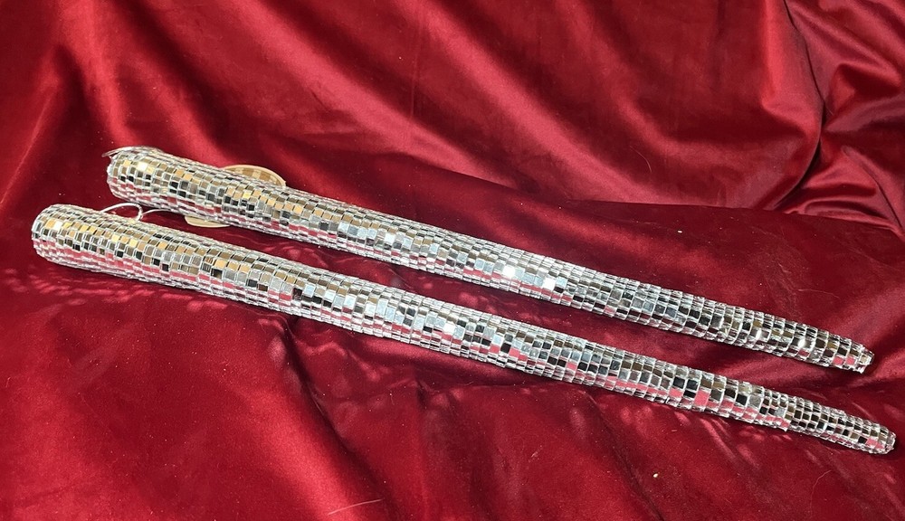 Mirror Ball Icicle Ornament 4 Piece Set
