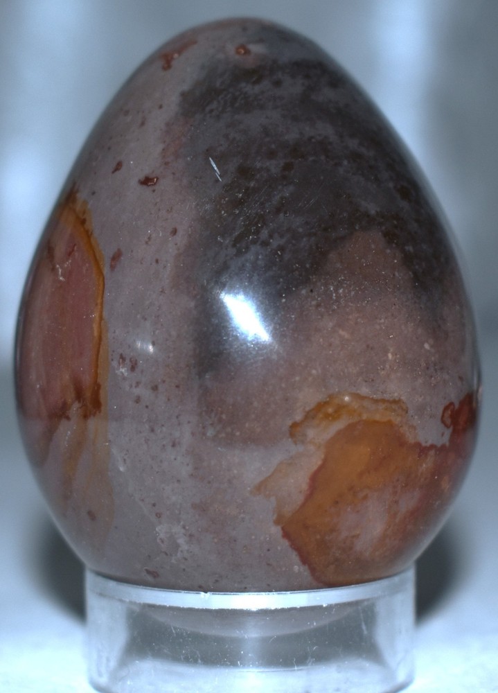 Polychrome Jasper Egg w/Stand 2.33"/154 Grams