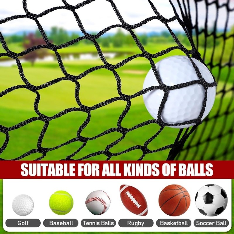 Golf Practice Net 10x7ft Durable Indoor Outdoor Setup Portable Training Tool New