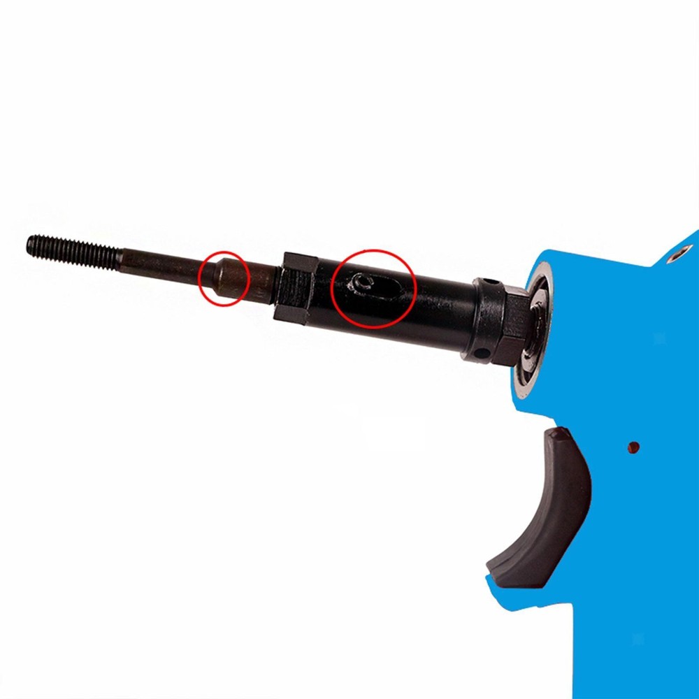 7 Pieces Air Hydraulic Rivet Nut Tool Air Rivet Nut Pull Setter Quick Change M8