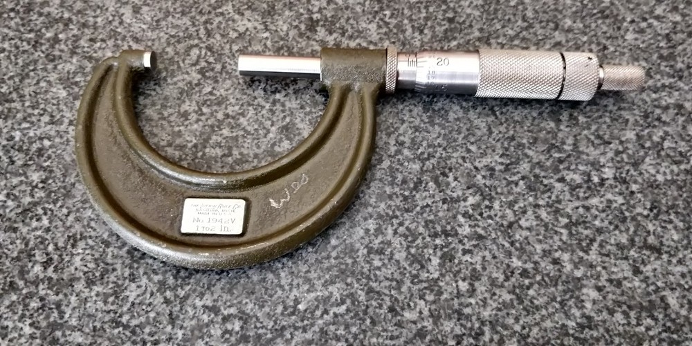 Lufkin 1-2" Micrometer No 1942 REFURBISHED