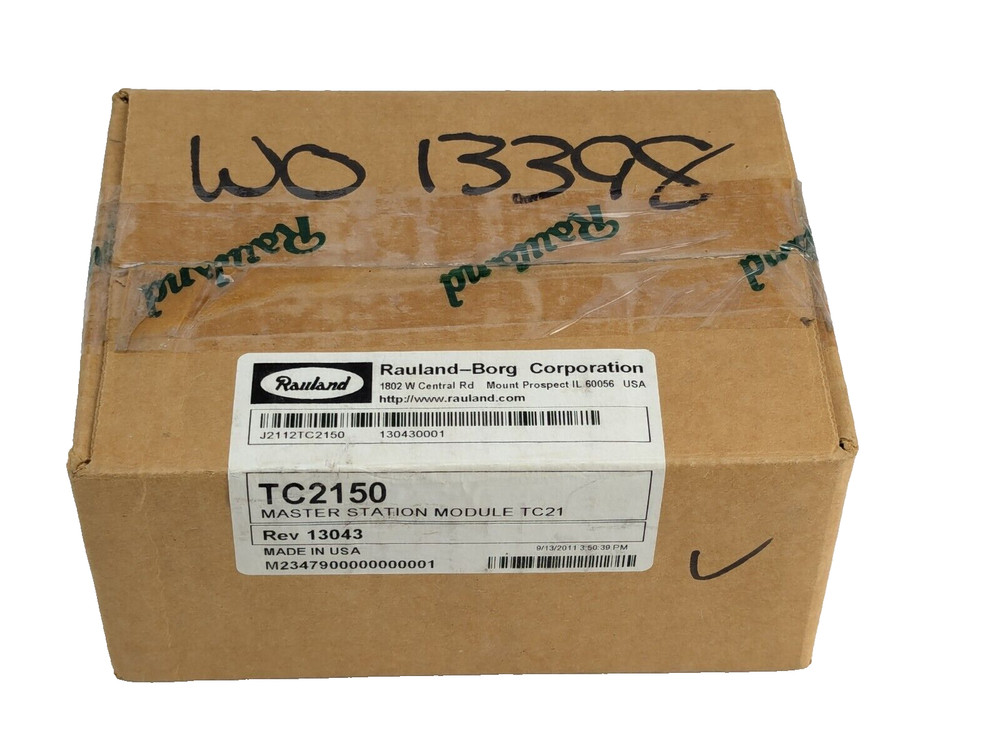 Rauland-Borg TC2150 Master Station Module TC21 *NEW*