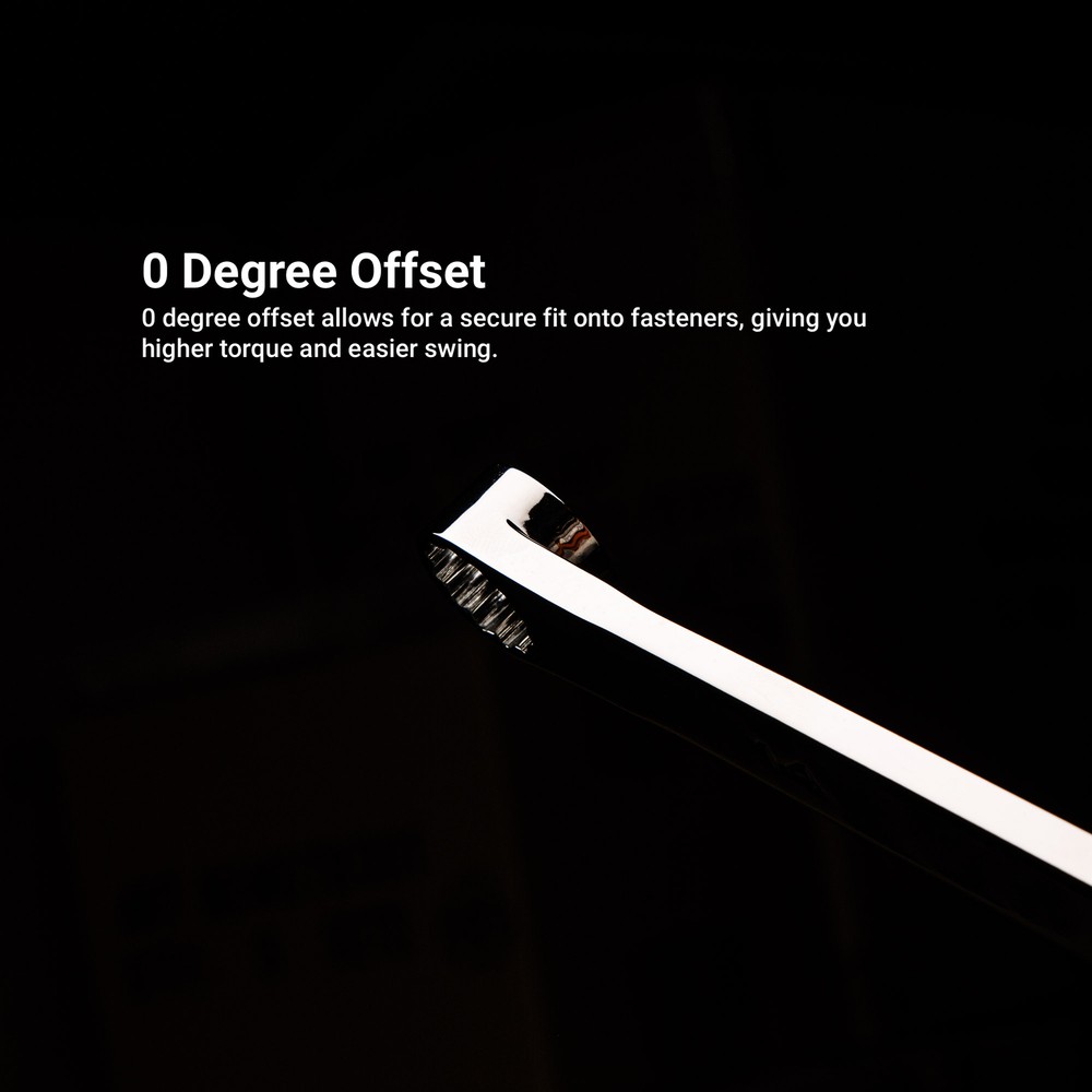 Capri Tools 0 Degree Offset Extra Long Box End Wrench