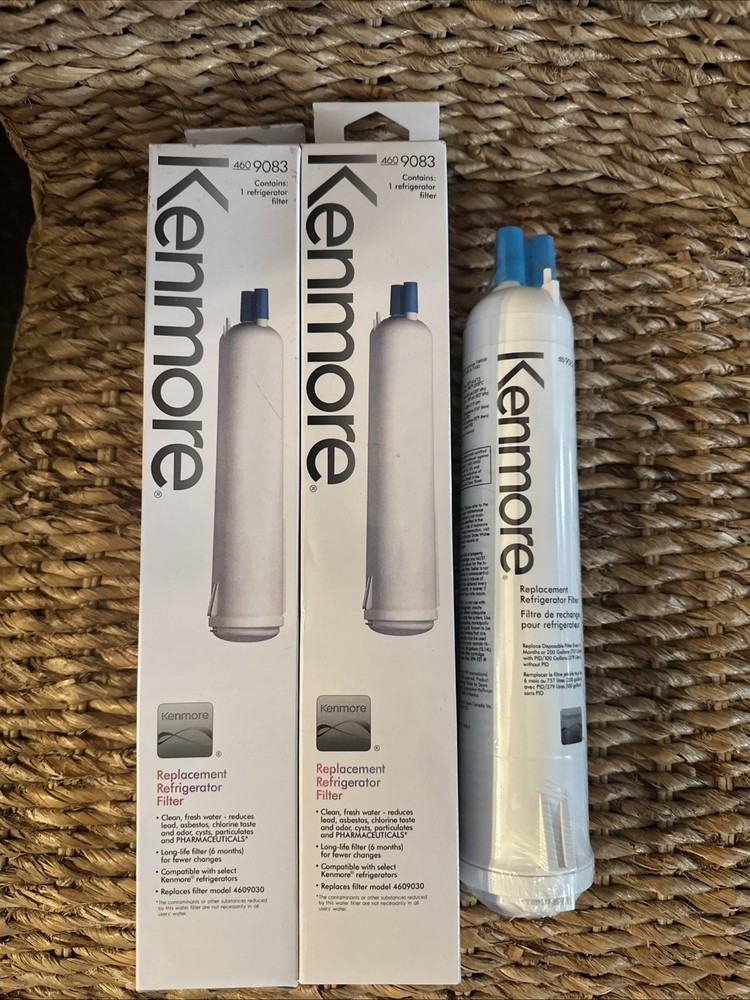 (3) Kenmore 460-9083 Replacement Refrigerator Water Filters