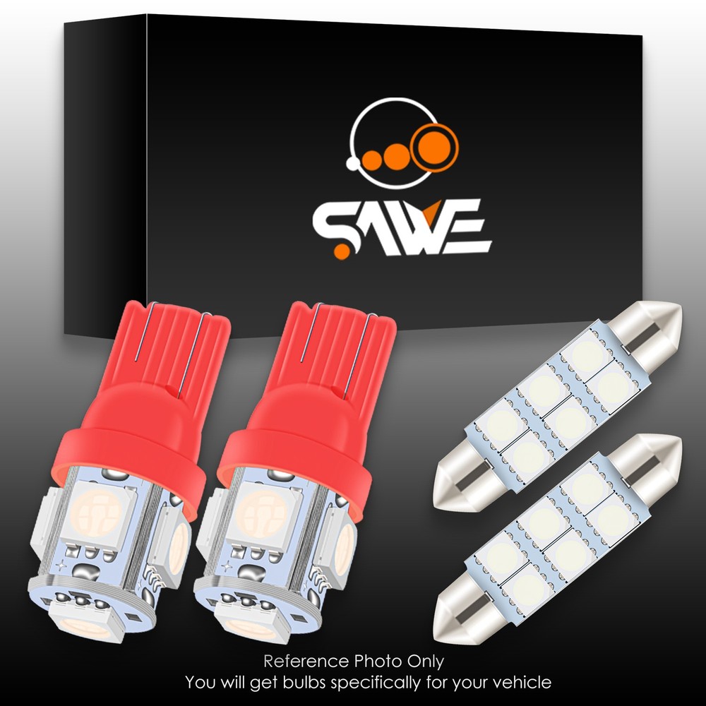 15x For 1984 - 1996 Chevy Corvette C4 Interior LED Lights Bulb Package Kit - Red