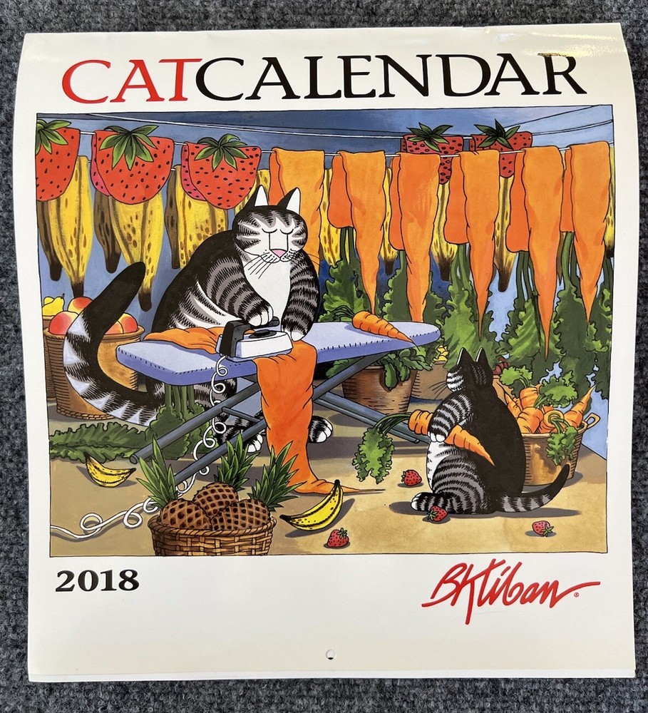B. Kliban Cat 2018 Calendar Wall Hanging Art