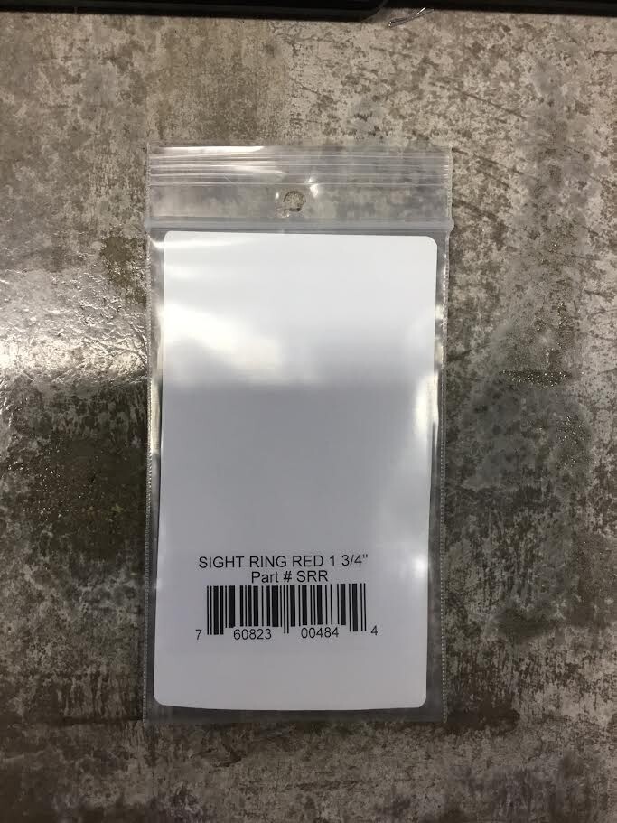 Black Gold Sight Ring 1 3/4