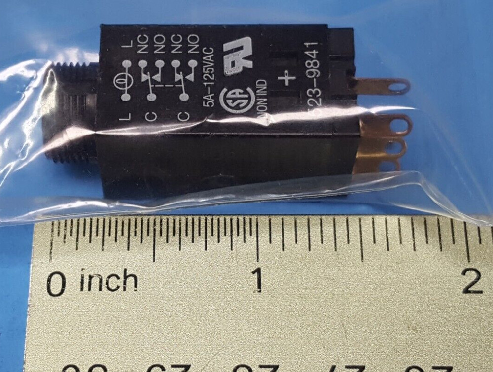 PUSH BUTTON SWITCH BASE , 554-1121-100, Dialight, Non-Illuminated