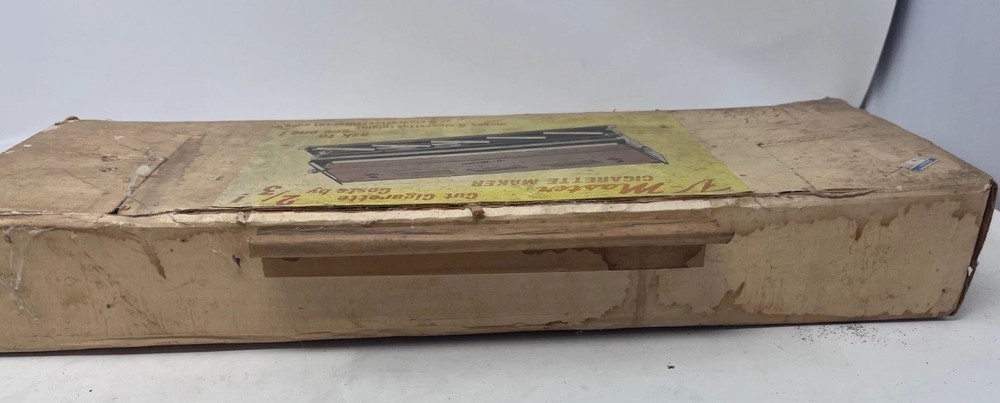 Vintage V MASTER Cigarette Maker Original Box Untested 1950’s