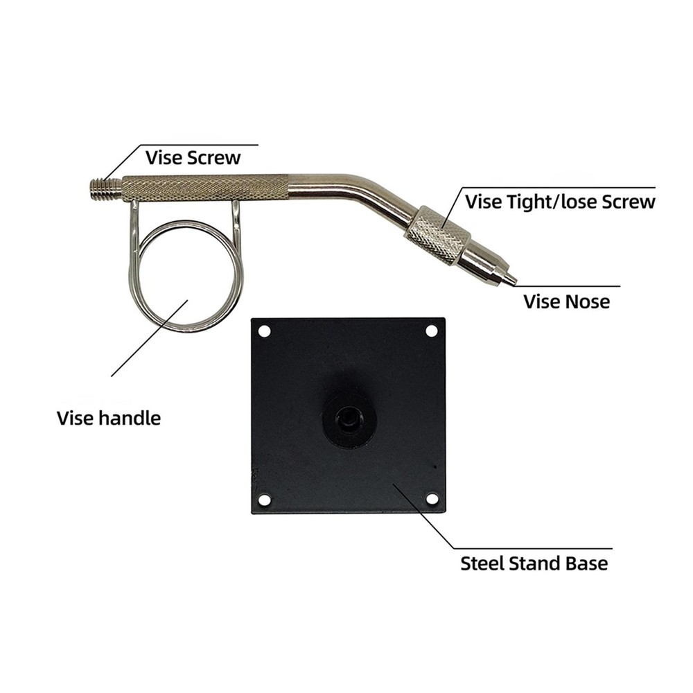 Fly Tying Vise Fly Making Tool Steel Screw