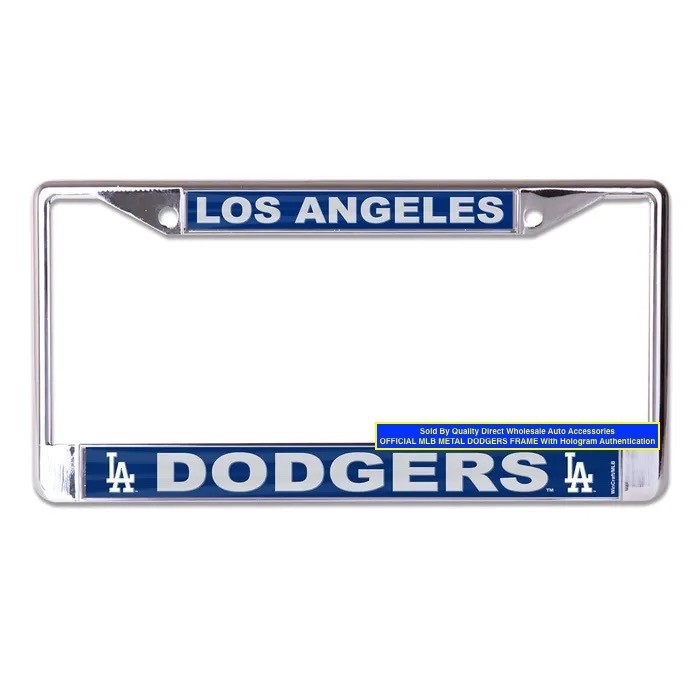 LA DODGERS BASEBALL  ✅ AUTHENTIC MLB Metal License Plate Frame 🚚💨BEST GIFT 🎁