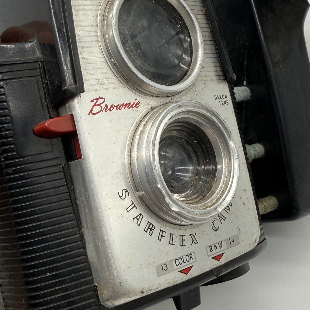 Kodak Brownie Starflex Camera with Flash Vintage Untested