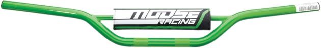 Moose Carbon Steel Handlebar 7/8" Mini Bend Green
