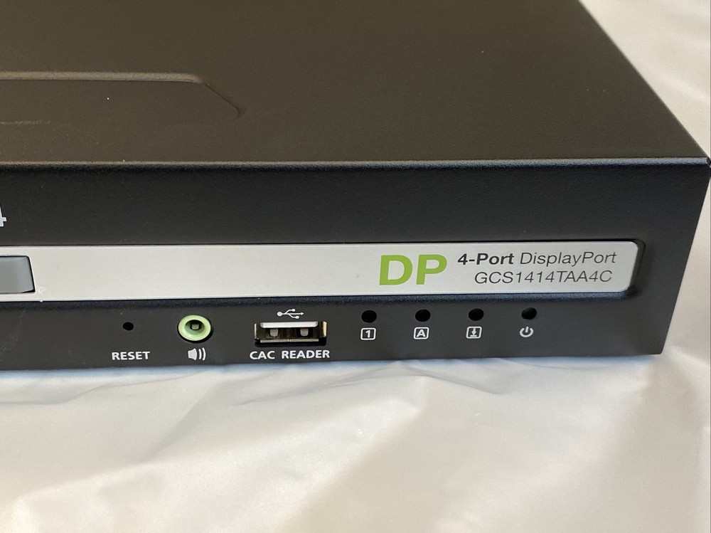 IOGEAR 4-Port Single View DisplayPort Secure KVM Switch w/Audio and CAC Support