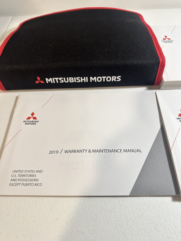 2019 Mitsubishi Eclipse Cross Owner's Manual Set