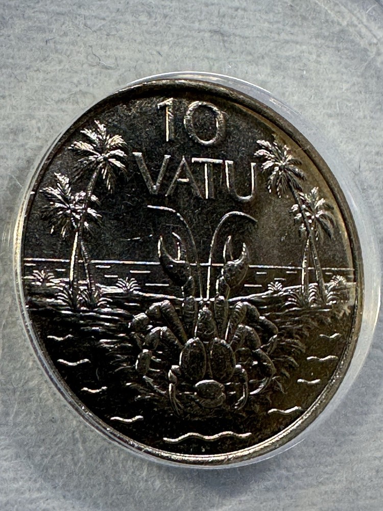 1983 Vanuatu 10 Vatu Graded MS 67 by ANACS