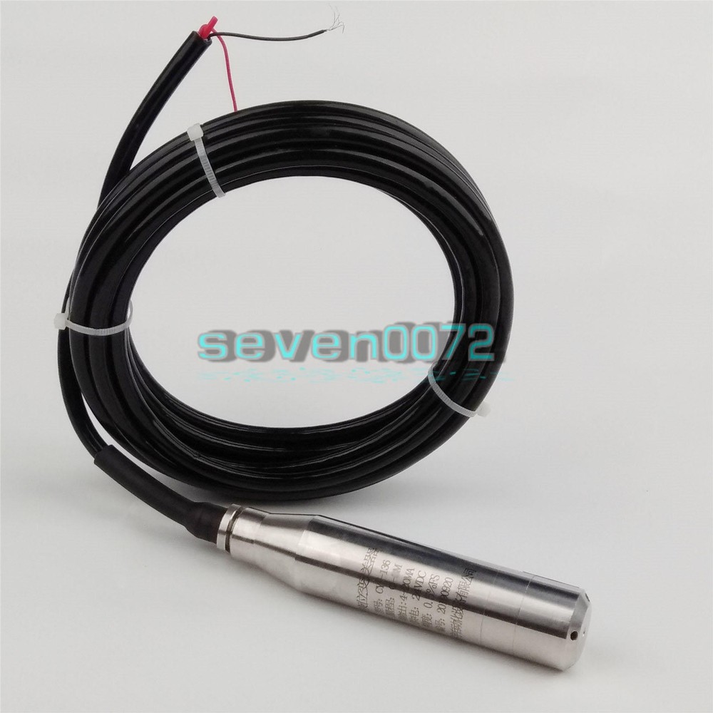 4-20MA 1.0m Range Water Level Transmitter Liquid Level Transducer Sensor