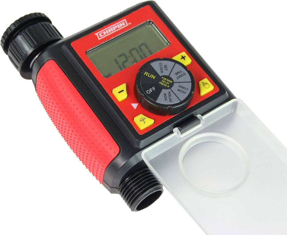 41002: Single Zone Water Timer with Digital Display, Water-Resistant Constructio