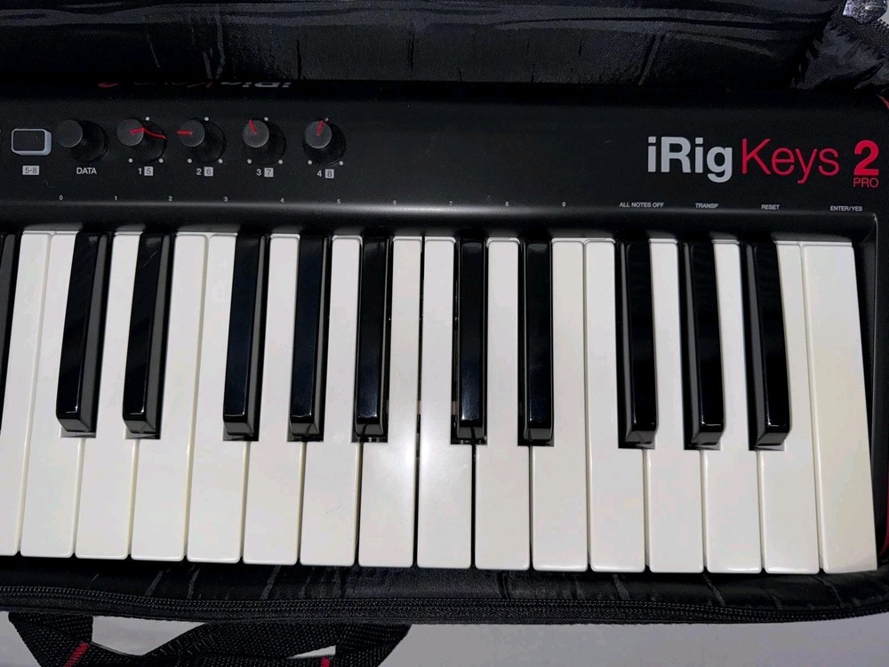 IK Multimedia iRig Keys 2 with Case -Compact MIDI Keyboard Controller