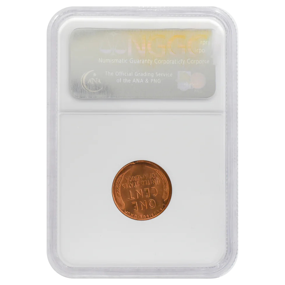 1944-D Wheat Cent MS67 RD NGC