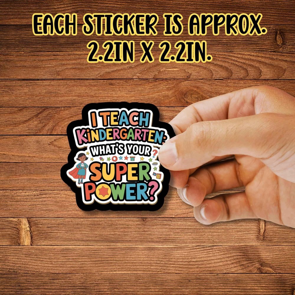 Kindergarten Teacher Stickers