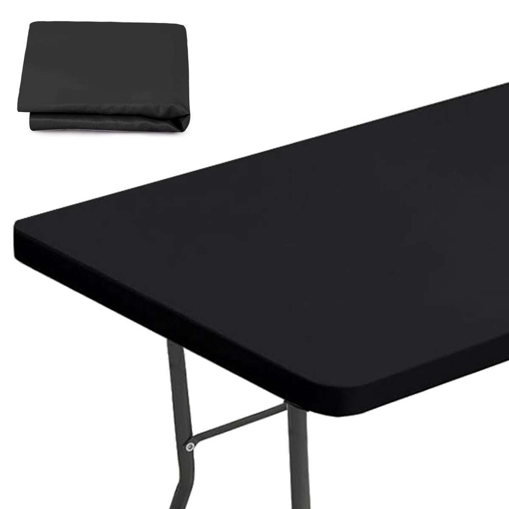 Picnic Table Cloth,Elastic Fitted Tablecloths for 6ft(30*72inch) Rectangle Table